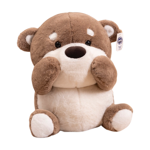 新款害羞鸭嘴兽玩偶毛绒玩具水獭娃娃抱枕女生情人节礼物小熊公仔