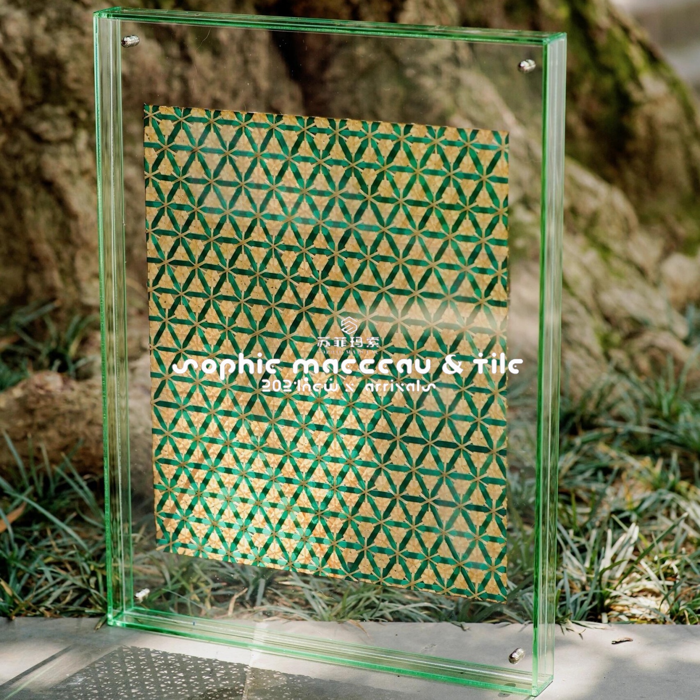 亚克力竹编壁画透光不透影立体浮雕装饰画创意背景墙茶室玄关隔断