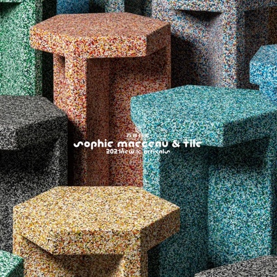 回收橡胶材料再生利用DIY创意家具 环保防滑地垫厨房浴室门口专用