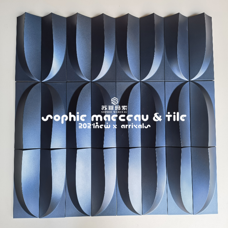 肩3d立体水泥砖软包造型异型手工砖奶茶咖啡厅客餐厅墙面