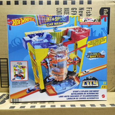 风火轮炫酷变色小车洗车场