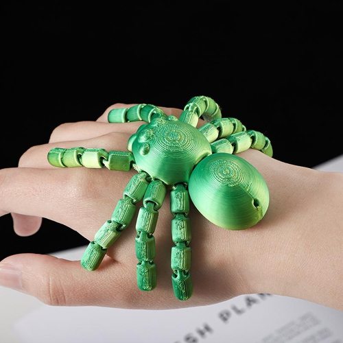 3D打印蜘蛛多关节可动仿真动物磁吸玩具男孩鱼缸造景模型儿童礼物