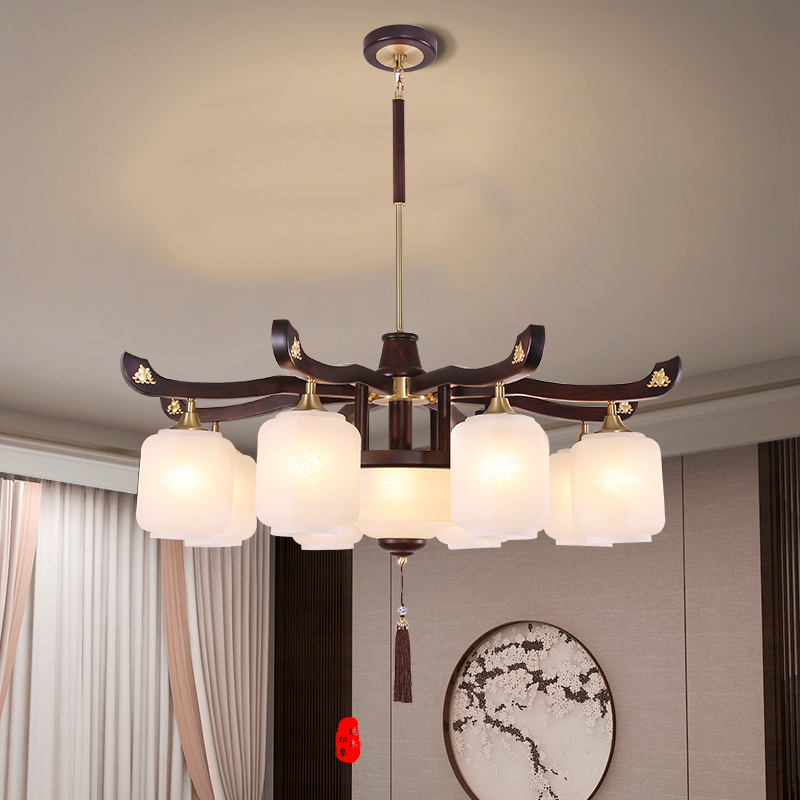 别墅纯木印象客厅中式木