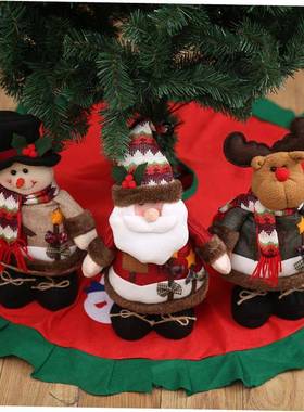 christmas decoration tree Snowmen and elk ornaments圣诞摆件