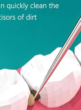 1set-Stainless Steel Toothpick Set Tooth Flossing Reusable T