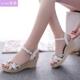 sandals wedge 2015Roman shoes heels summer 女凉鞋 women