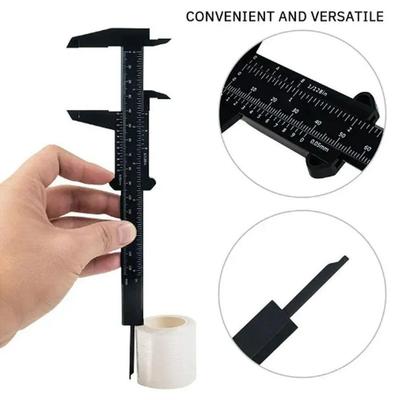 1PCS Plastic Vernier Caliper Digital Display Caliper Mini Te