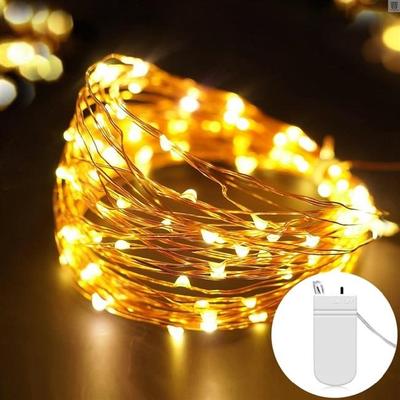 Fairy 2M Battery Operated LED Copper Wire String Lights