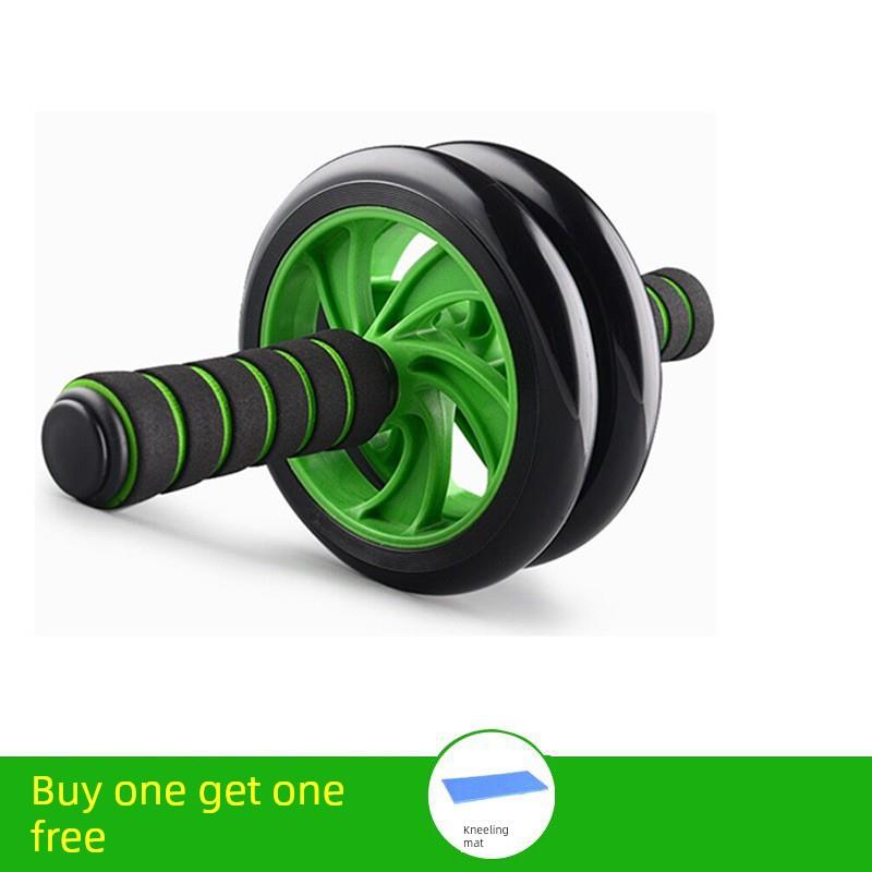 no noise abdominal wheel ab roller with mat for exercise fit