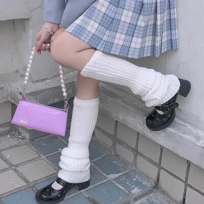 Women's Lolita Socks Leg Warmers Ball Knitted Lo