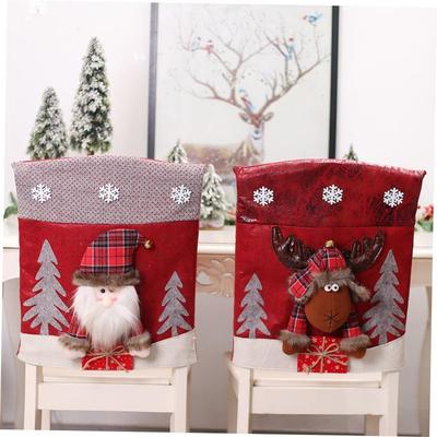 Christmas decorations chair covers Party Decor Santa Claus