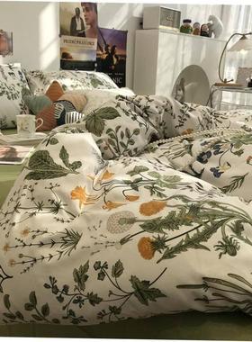 4pc bedsheet set bed sheet quilt blanket duvet cover sets