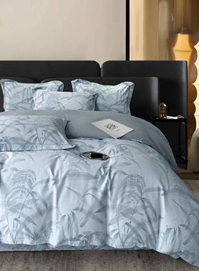 100％ cotton luxury beeding bedsheet blanket duvet cuver set