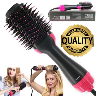 3 in 1 hair dryer brush curler style roller comb负离子蓬蓬梳