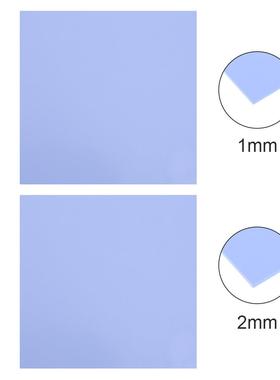 200pc 10x10mm silicone thermal pad sheet computer cpu grap