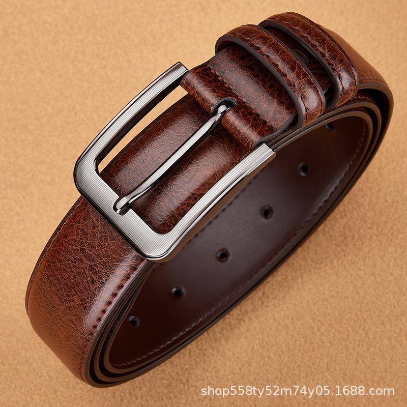 Mens Waist Belt Men Belts Leather Man For Jeans Black Male
