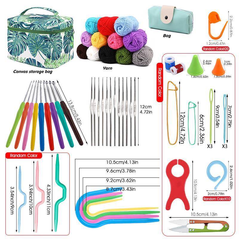 Cotton Yarn Thread Ball For Crochet Knit Hook Sets Hand Knit