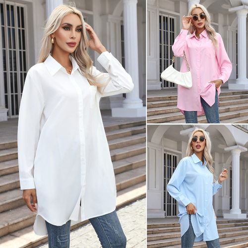 2026 European And American Women's Autumn New Long Solid Col