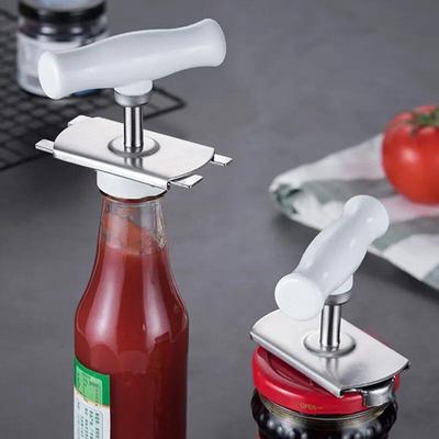 Stainless Steel Can Opener Labor-saving Unscrew Lid Multifun