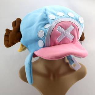 One Piece Chopper Hat Plush 海贼王乔巴毛绒帽子