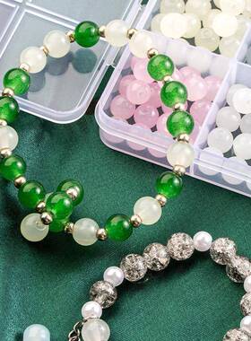 8mm Glass Flower eads  Earrings racelet Necklace Making