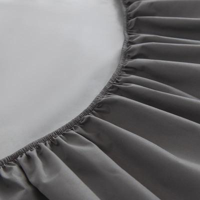 King Size bed sheets fitted sheet pillow cases 纯色床笠枕套1