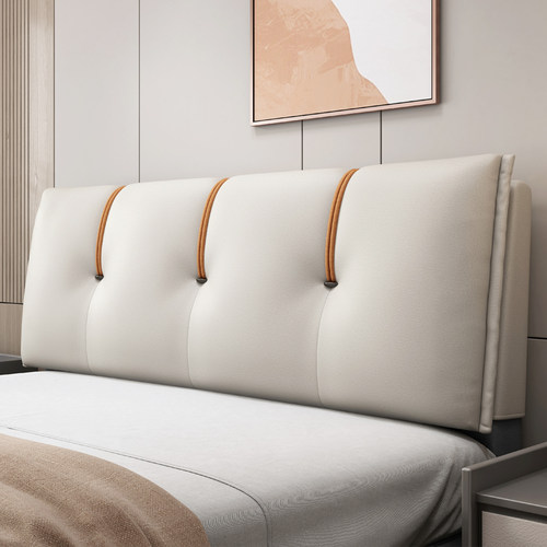 免洗科技布床头软包靠背榻榻米自粘靠垫床上靠背垫大靠枕套罩新款