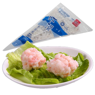 瑞芳手打虾滑火锅店配菜速冻新鲜海底捞虾丸鱼丸球涮火锅食材顺丰