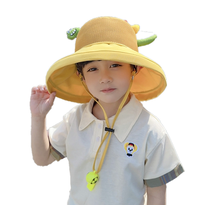 男童网帽户外恐龙防晒太阳帽