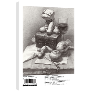 素描静物组合临摹卡 素描书入门教材画册静物石膏组合步骤明暗画画美术绘画临摹画本艺考校考基础教程原画手稿素描静物临摹书