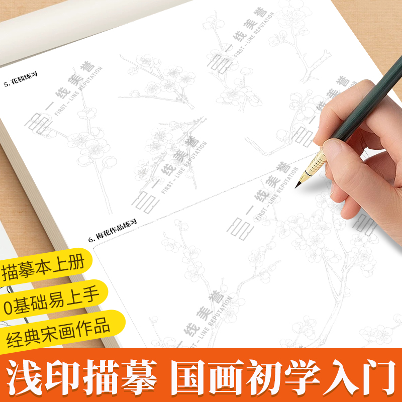 一线教学国画白描入门