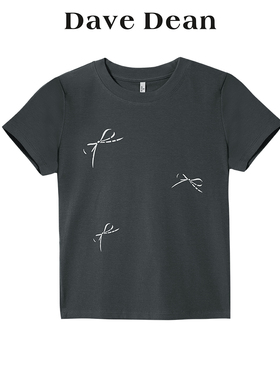 【黛芙迪恩商场同款】2024新款圆领纯色上衣t恤女夏季 M42XT11596