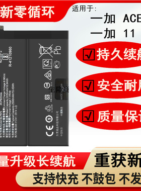 适用于oneplus ACE2电池一加 1+11 1+ace2电池BLP975全新电板