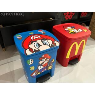马里奥惊奇垃圾桶厅落地软收纳摆件IEF新家乔迁之喜客布置卧室装