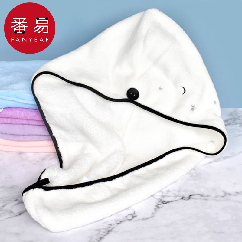 干发帽c1pq501-吸水包头发干发毛巾长发加厚干发巾速干可爱浴帽洗