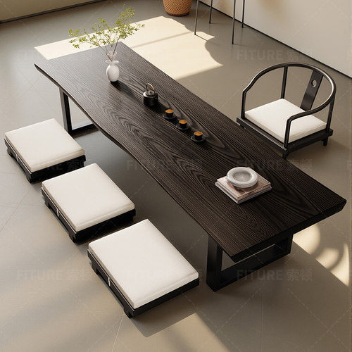 实木茶桌榻榻米小型家用客厅