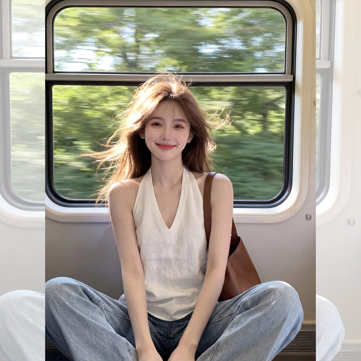 巨好看泰国绝美无袖吊带背心女夏季设计高级感外穿绝美辣妹小上衣