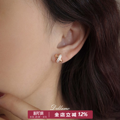 X无限结小众设计高级感耳钉