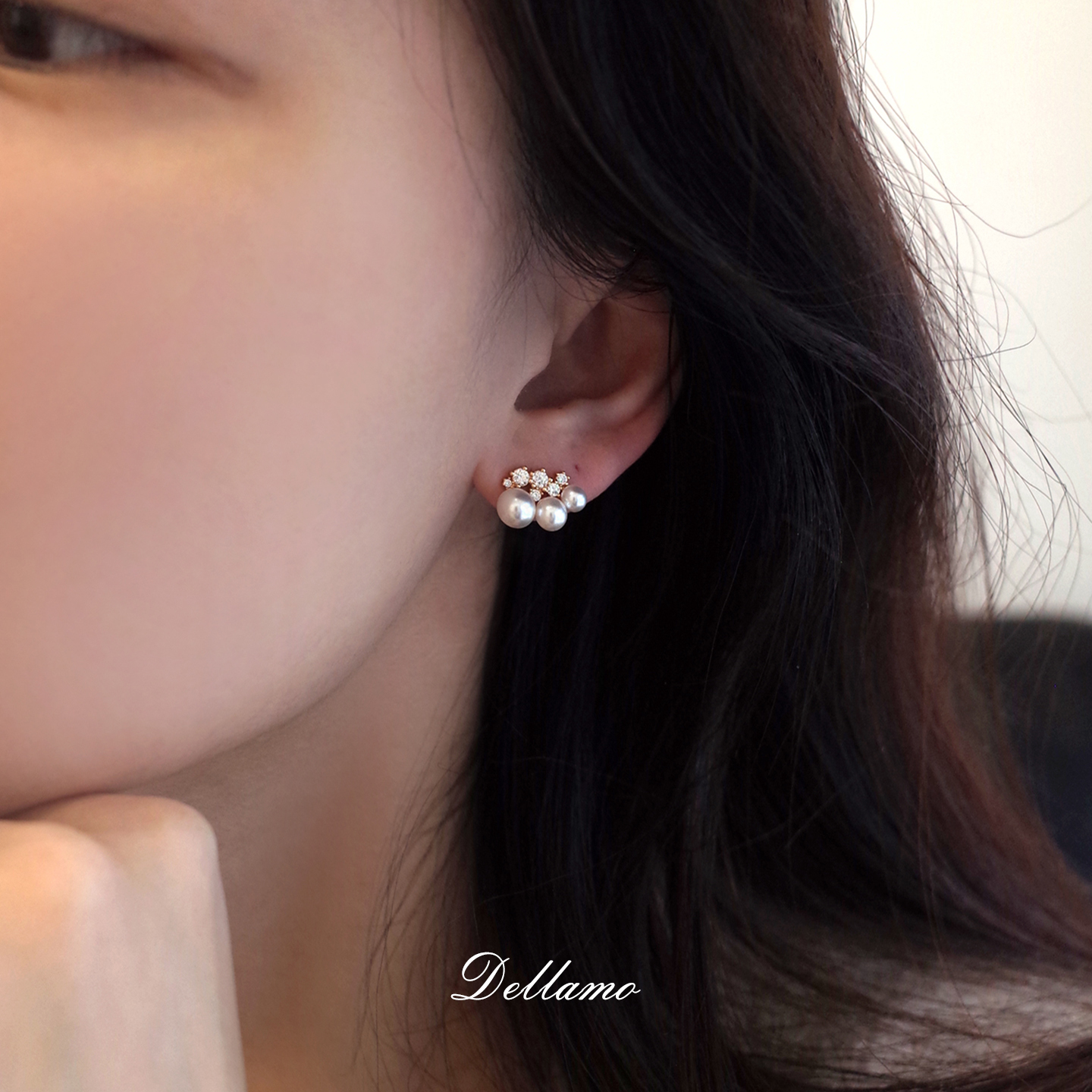 dellamo目有繁星 法式珍珠耳环女轻奢高级感耳钉冬季耳饰过年礼物,饰品/流行首饰/时尚饰品新,耳环,淘宝优惠券,粉丝福利购,淘宝优惠卷