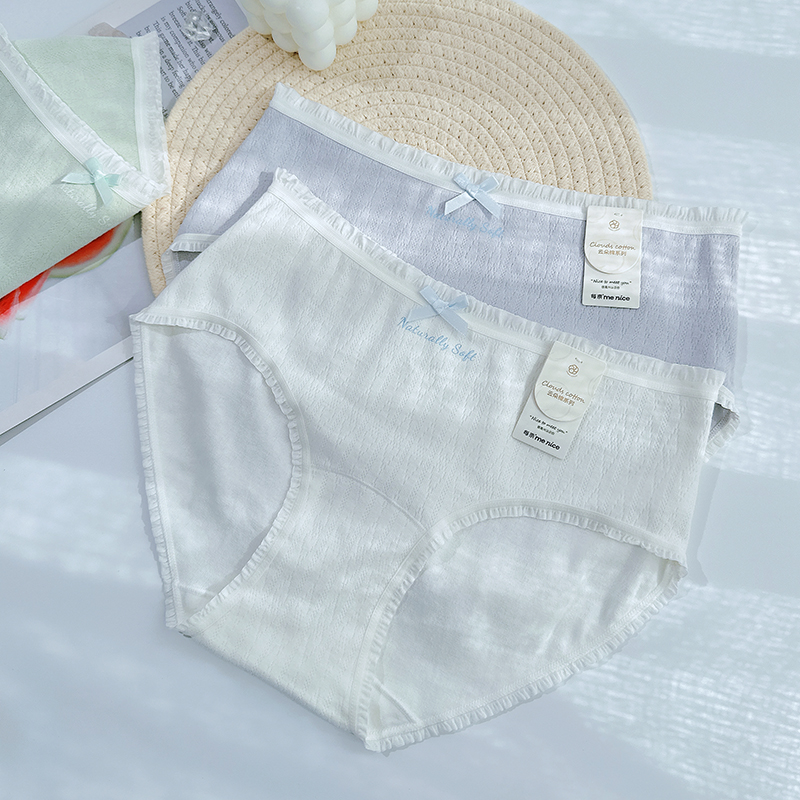 每奈棉少女内裤可爱蝴蝶结四季