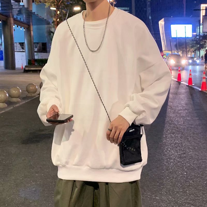 很仙的情侣卫衣男痞帅韩风chic外套春秋小个子穿搭bf慵懒风打底衫