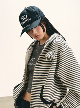 Ahhh 复古街头个性豹纹黑色字母撞色刺绣鸭舌帽显脸小弯檐棒球帽