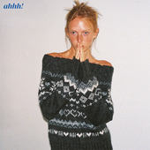 复古慵懒费尔岛一字肩提花毛衣女针织长袖 Ahhh 黄多多同款 上衣