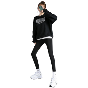 小个子鲨鱼裤女瘦腿强压瑜伽芭比打底裤外穿秋冬加绒加厚沙鱼裤子