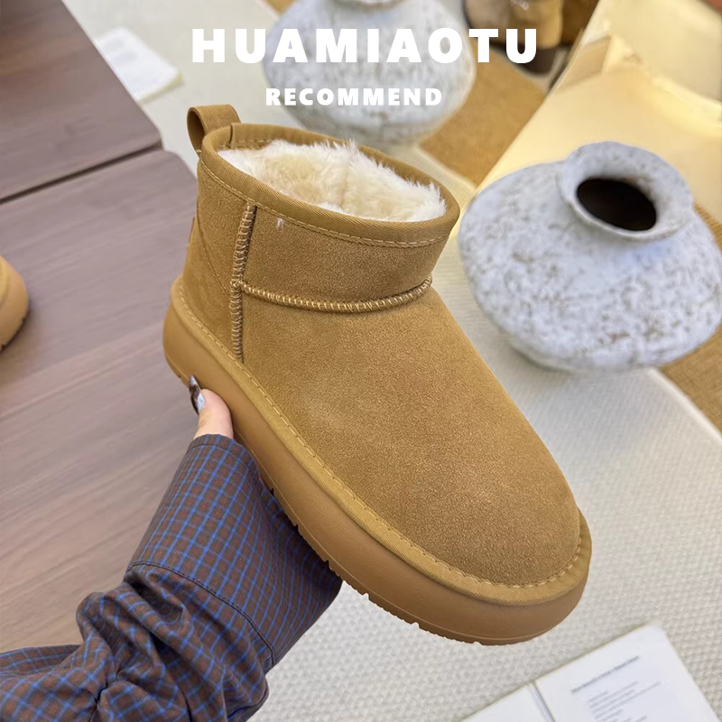 冬天雪地靴女款厚底防滑2025新款