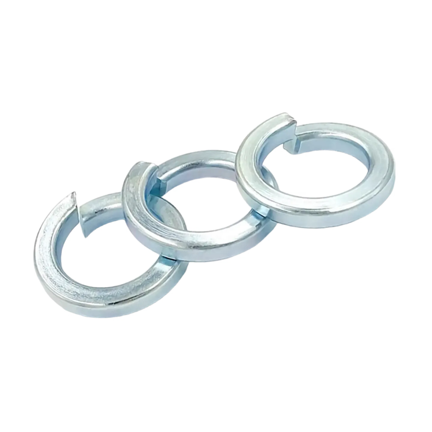 国标8.8级镀锌开口弹垫65锰弹簧垫圈弹性垫片M3M4M5M6M8M10-M30mm