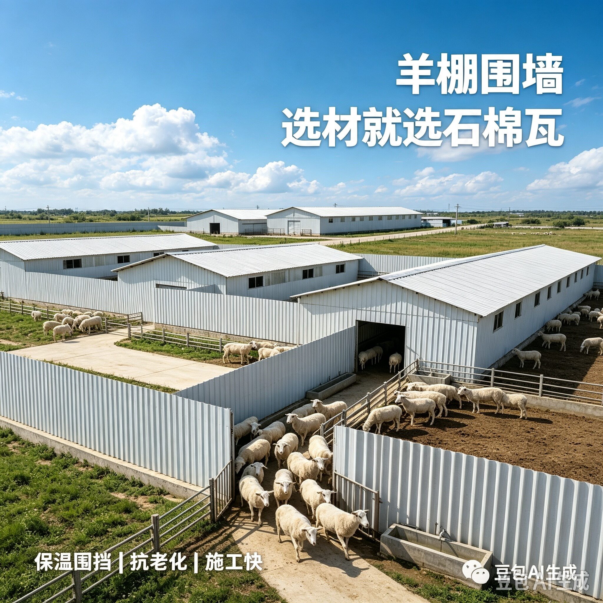 建喜屋顶石棉瓦家用厂房新型加厚老式石棉瓦农村庭院雨棚防水隔热