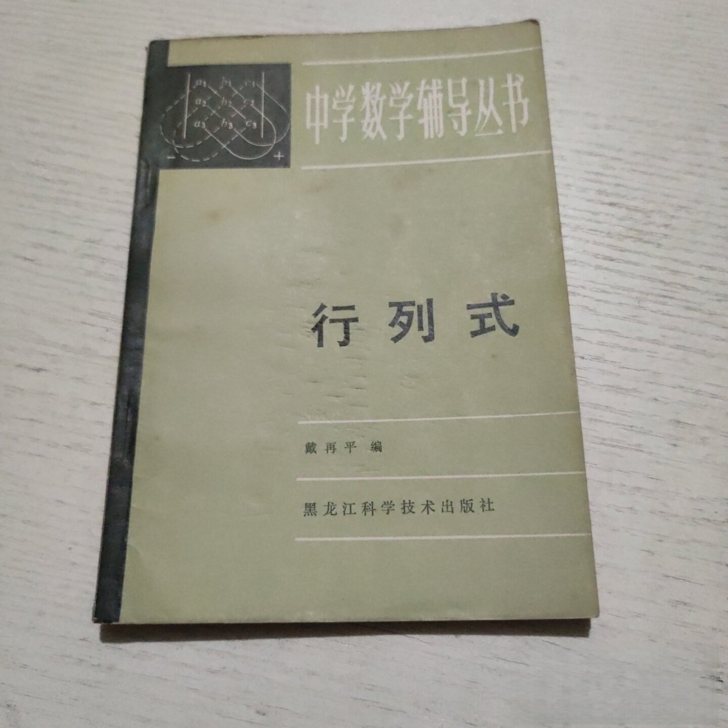 正版旧书 中学数学辅导丛书 行列式 戴再平 编 黑龙江科学技术出版社 1984