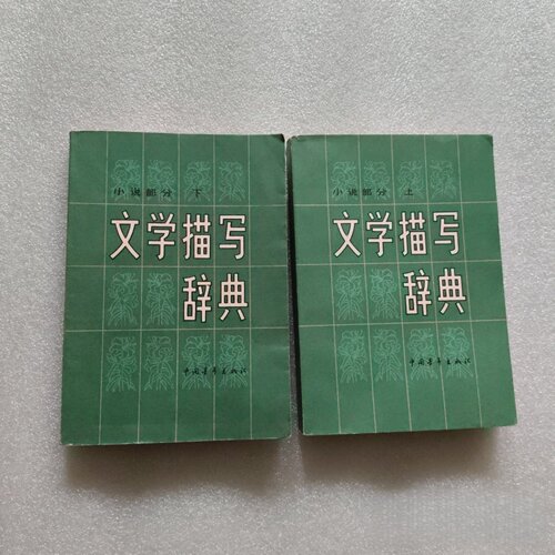 正版旧书 文学描写辞典 （小说部分）（上下）辽宁大学中文系七七年级编 中国青年出版社