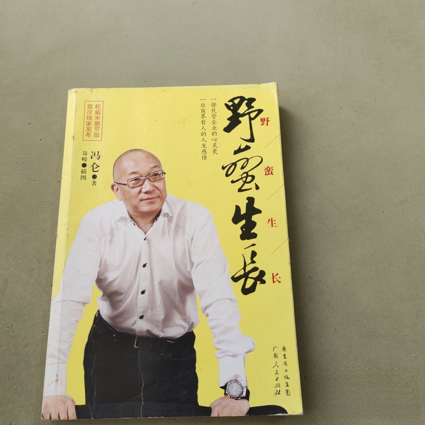 正版旧书 野蛮生长 冯仑 著； 聂峻 绘 / 广东人民出版社 / 2013-10 /